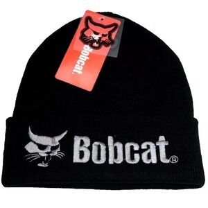 Bobcat Beanie Hat Embroidered Logo Unisex Knit Cap Men Women One Size NWT New
